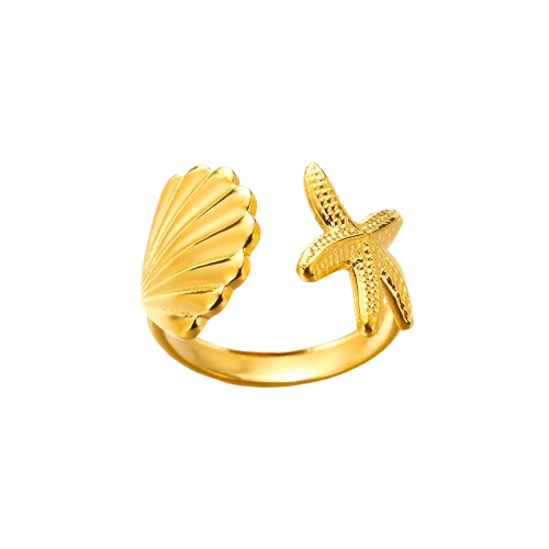 Bague Azurée Ajustable