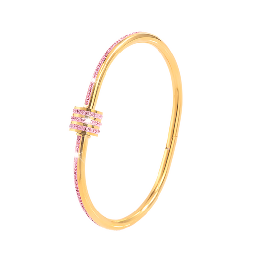 Manchette Bracelet Rose