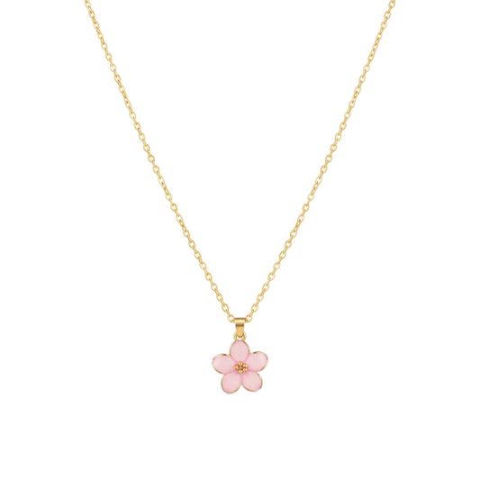 Collier Pendentif Rose